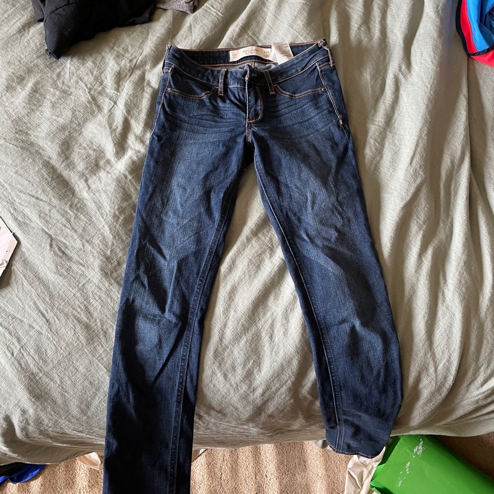 Denim skinny jeans